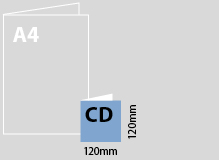 brochure size chart CD Booklet